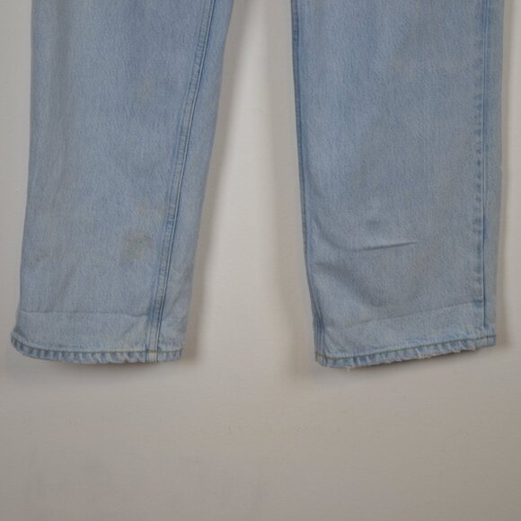 Boyish The Ziggy High Rise Button Fly Straight Leg Womens 24 Relaxed Blue Jeans - Picture 3 of 10